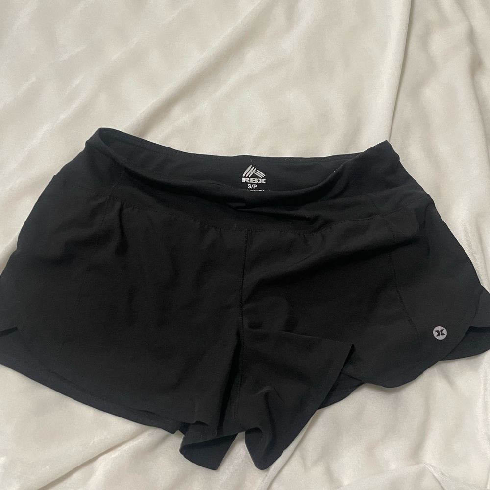 Rex black athletic shorts